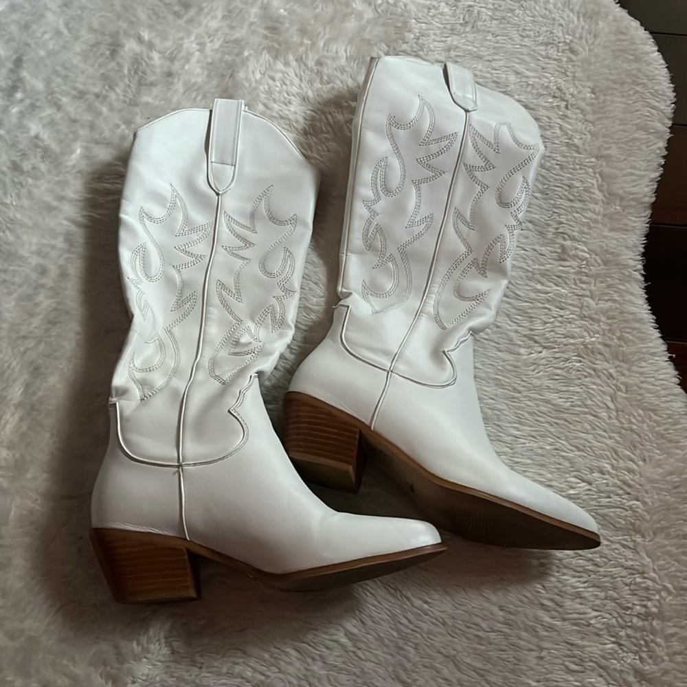 White Cowboy Boots